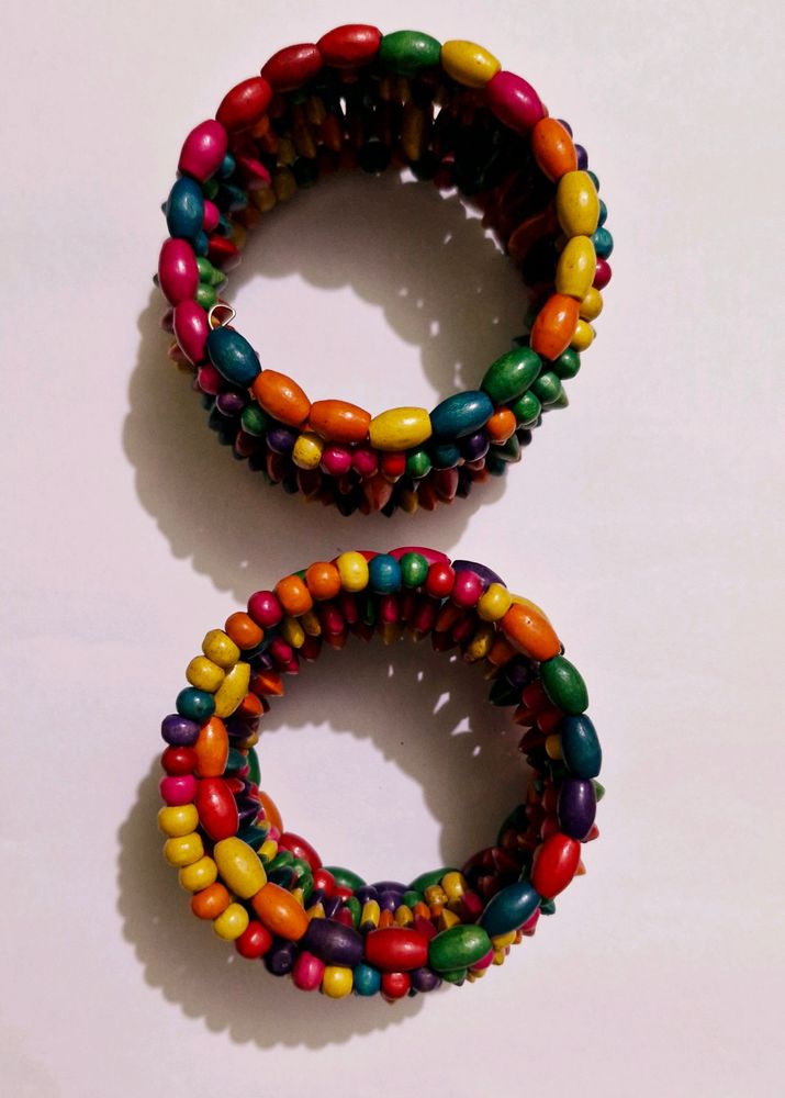 2 Wooden Beads Bracelet