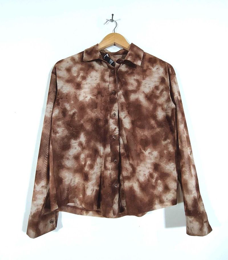 Brown And White Shade Shirt (Women's)