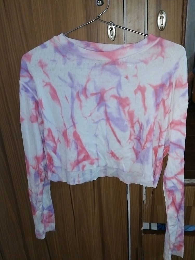 Cute Tye Dye Crop Top For Women 🥰