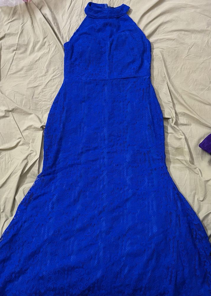 Blue Lace Zara Gown