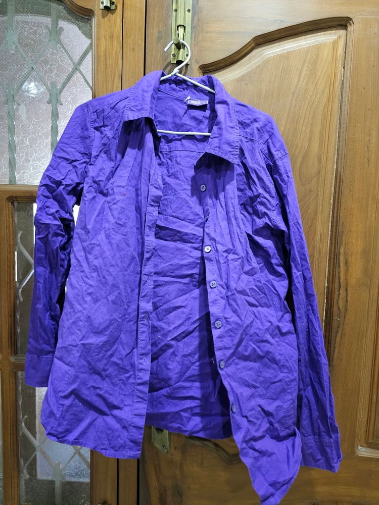 Purple formal shirt