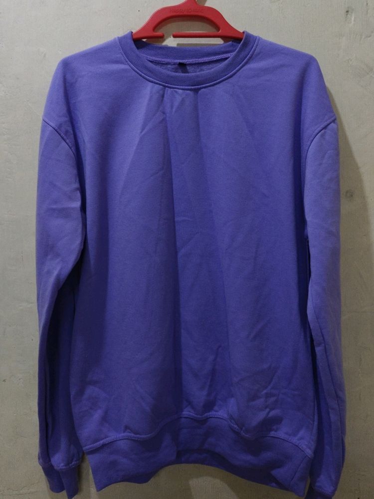 Women's Lavender Oversized Sweatshirt