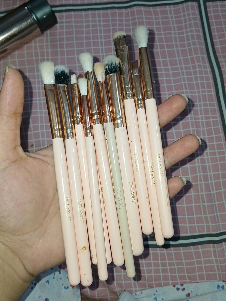 Delanci Makeup Brushes Set Of 12