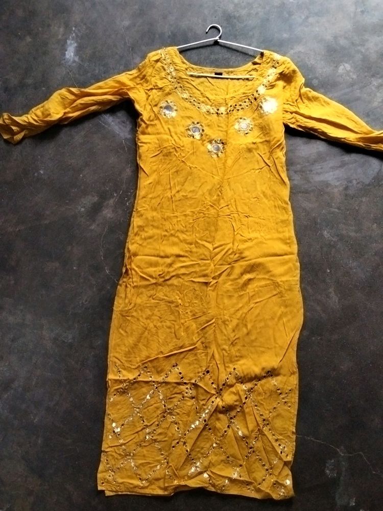 Yellow Kurta