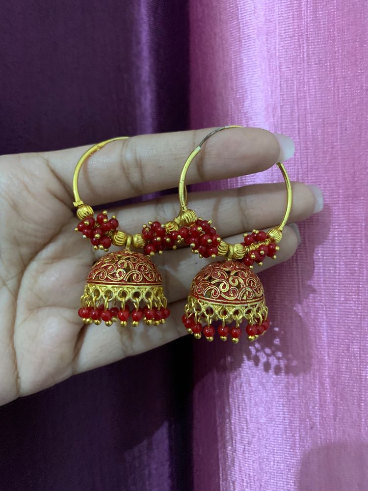 Bali Jhumka || Punjabi Style Earrings