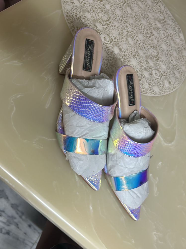 Holographic 3inch  Heels