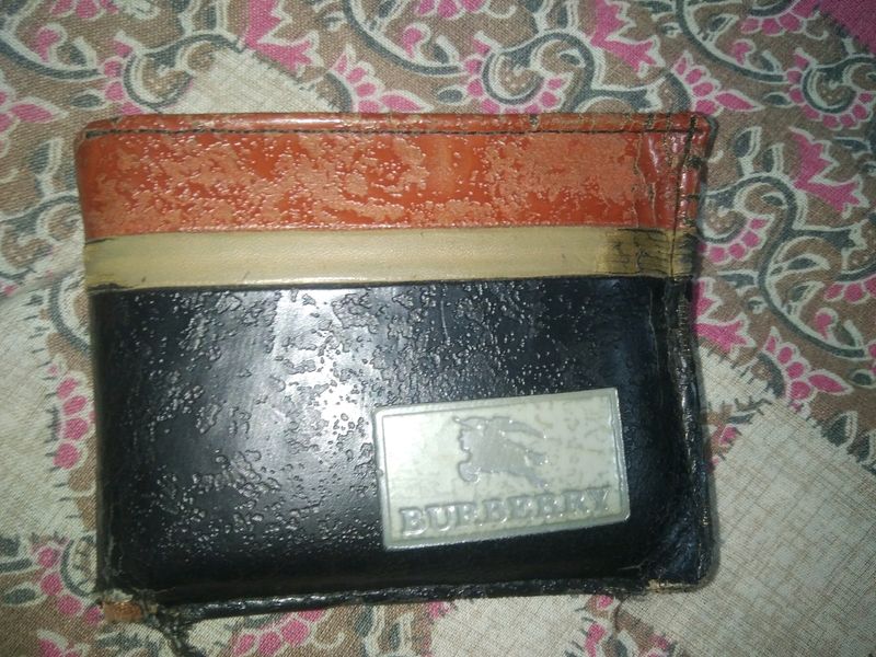 Men's lather Wallet