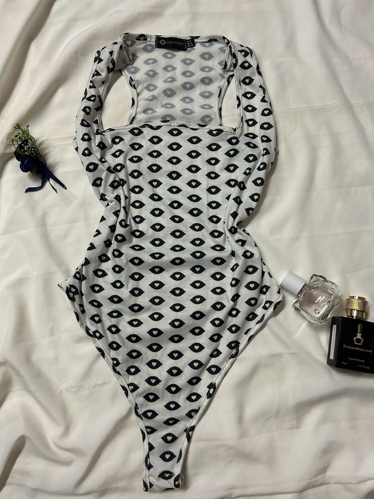 Black & White Polka Dot Bodysuit