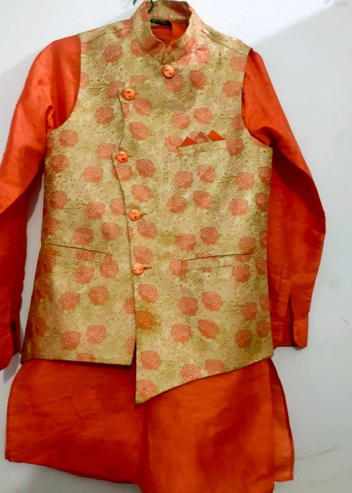 Rose Gold Kurta And Jacket Totally New Not Used