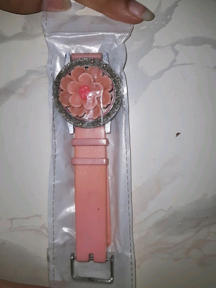 Pink Watch Bracelet For Girls