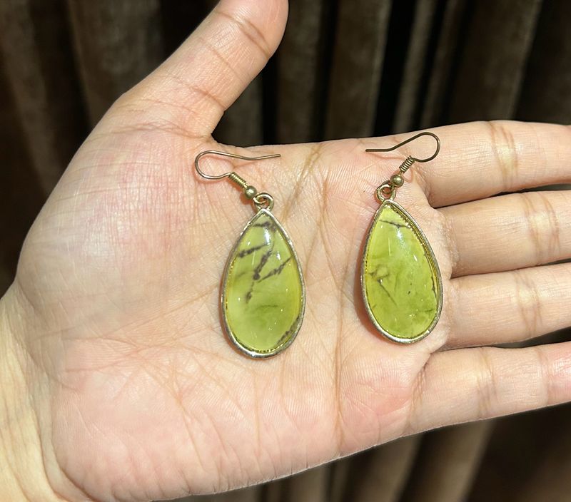 Light Green Earrings