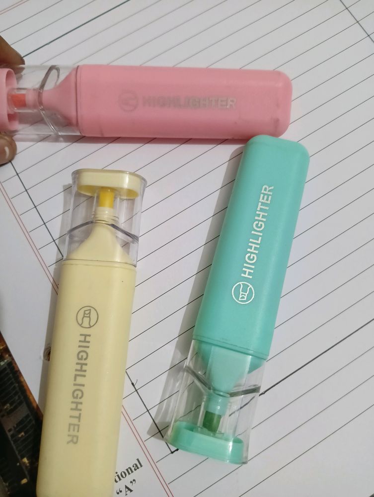 Aesthetic Cute Highlighters