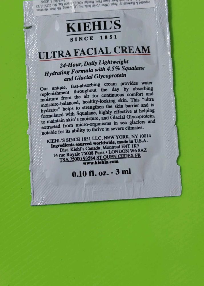 Kiehls Ultra Facial Cream