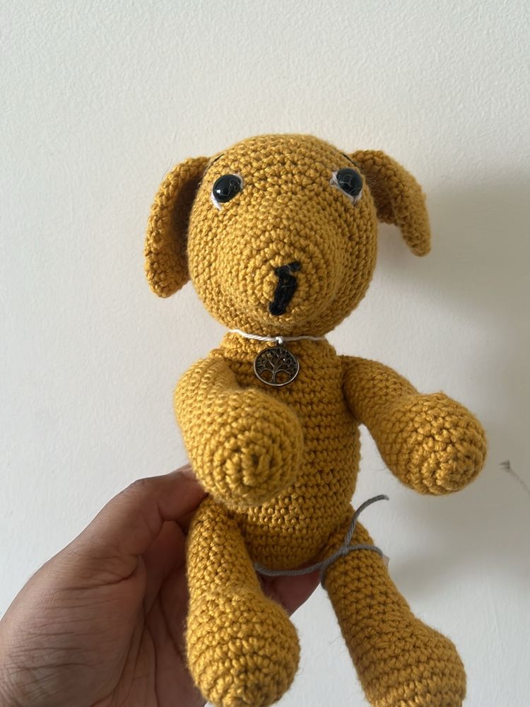 Handmade Crochet Dog