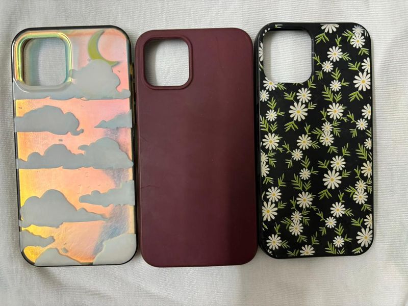 Combo Of 3 I Phone 12 Covers