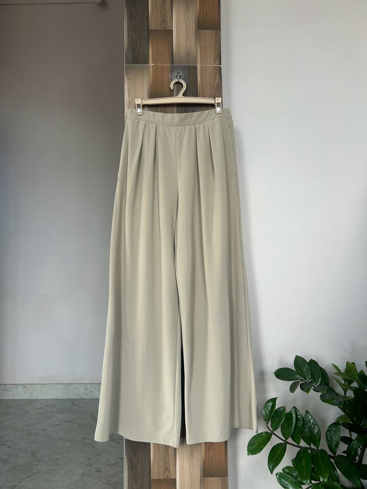 Wide Leg Stretchable Pants