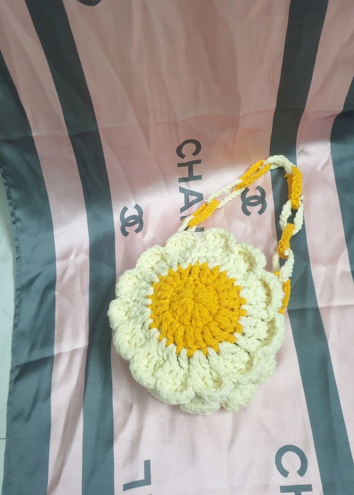 Crochet Flower Bag