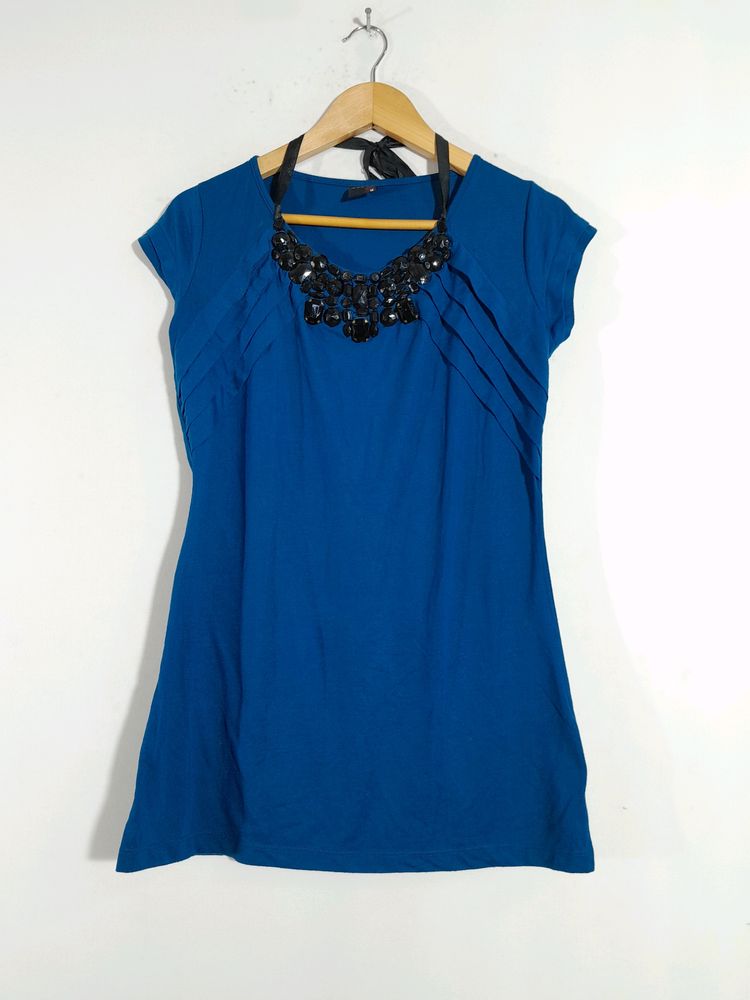 Sapphire Blue Western Top(women's)