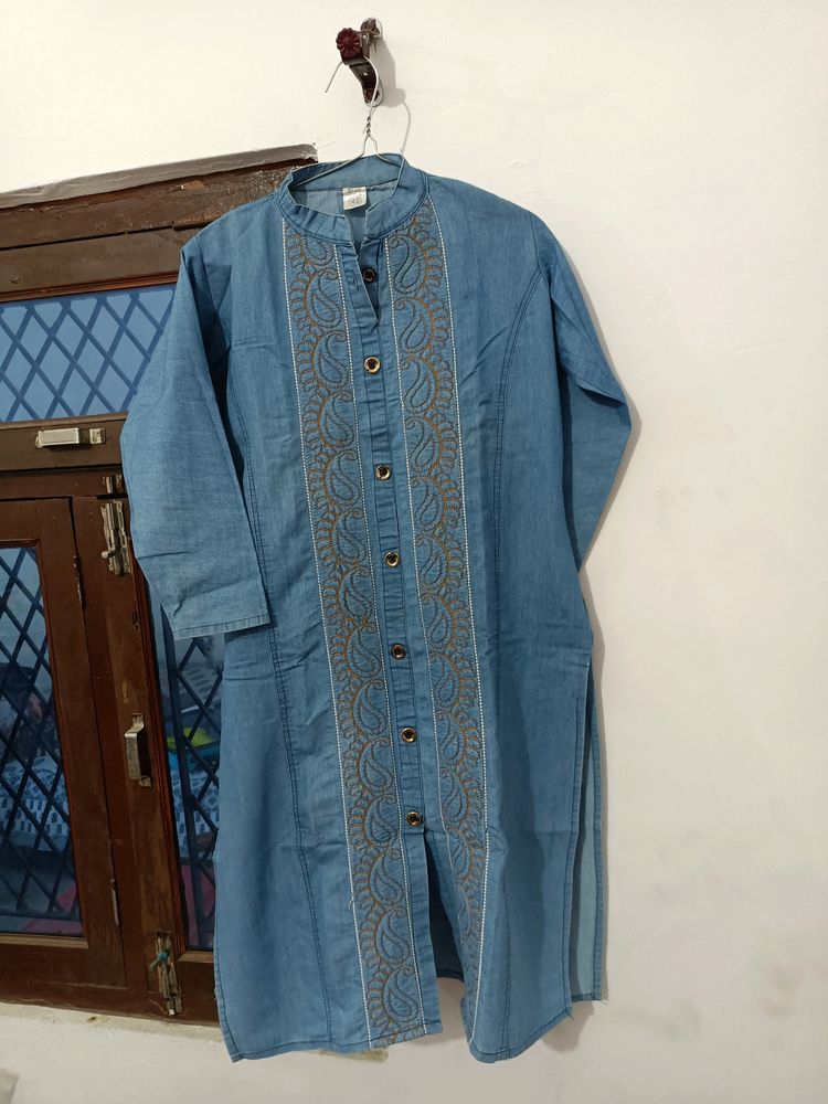 New Denim Kurta For Women