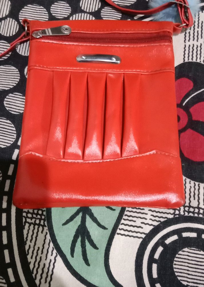 Red Sling Bag