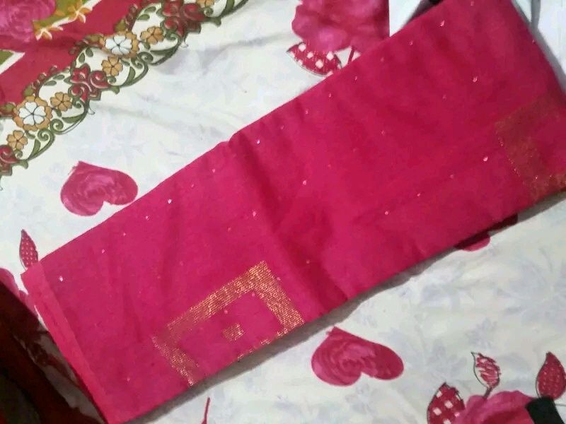 Rose Pink Saree