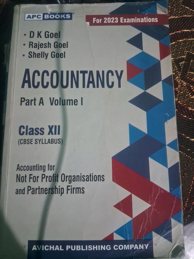 Class 12 Accountancy Part A Volume I