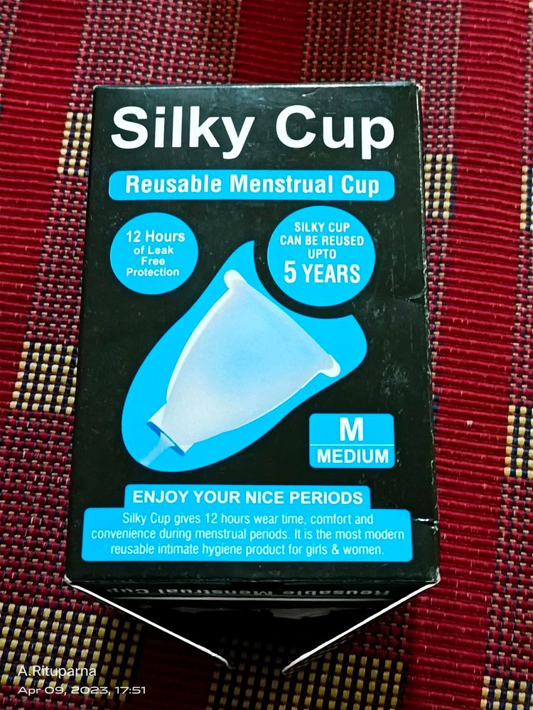 Medium Size Silky Menstrual Cup (Unused )