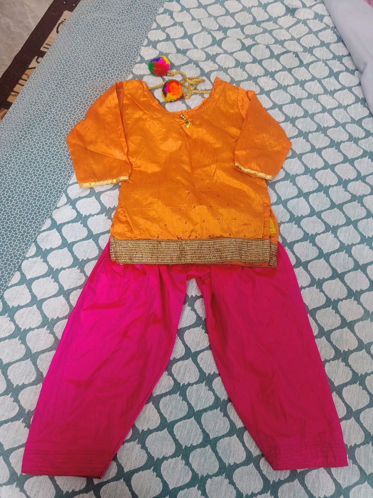 Baby Girl Kurta Salwar Set