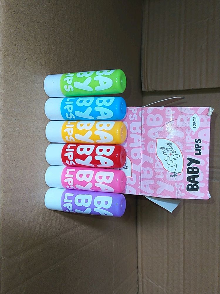 Baby Lips Lip Balm Multi Flavor Pack Of 6