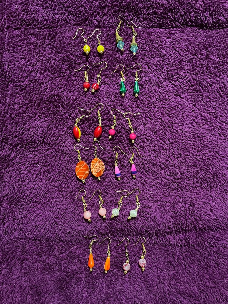 Set Of 12 Earrings