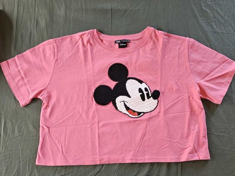 Zara Disney CROP TOP