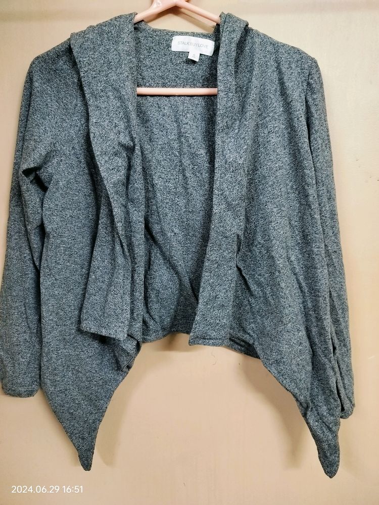 Asymmetrical Grey Shrug