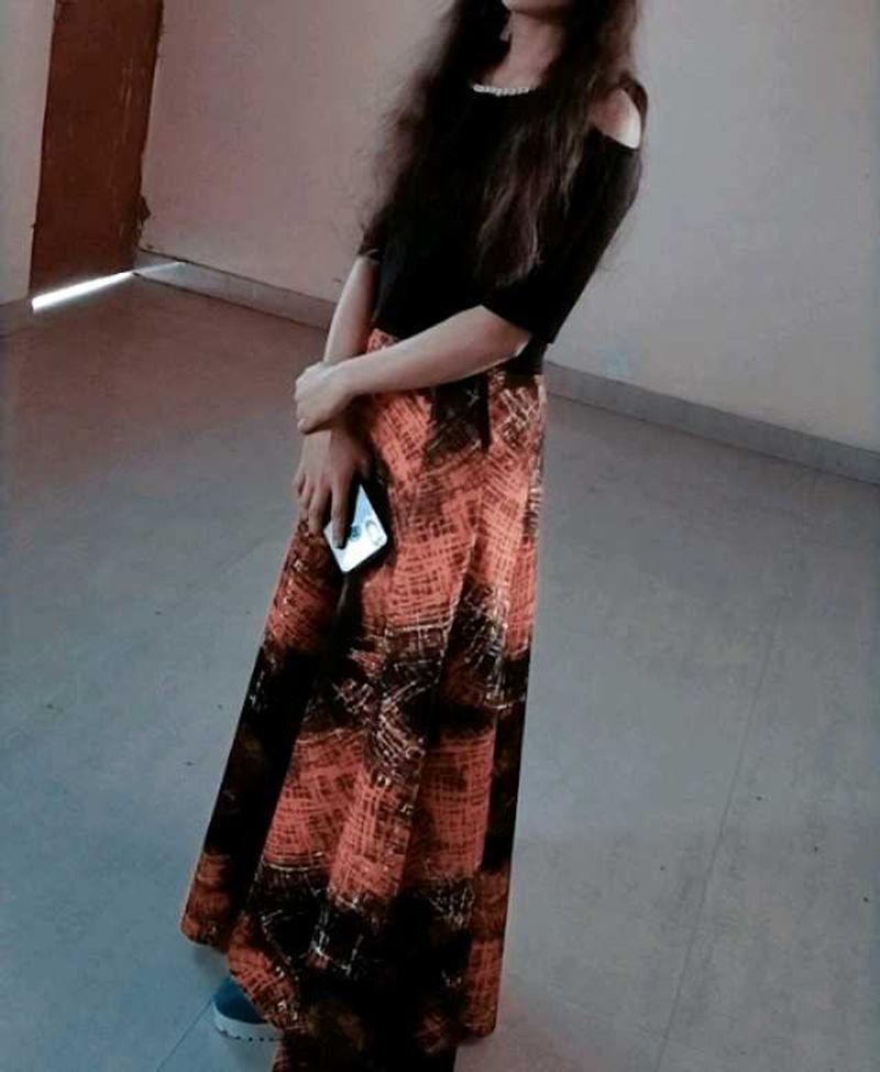 Long Skirt And Top Set