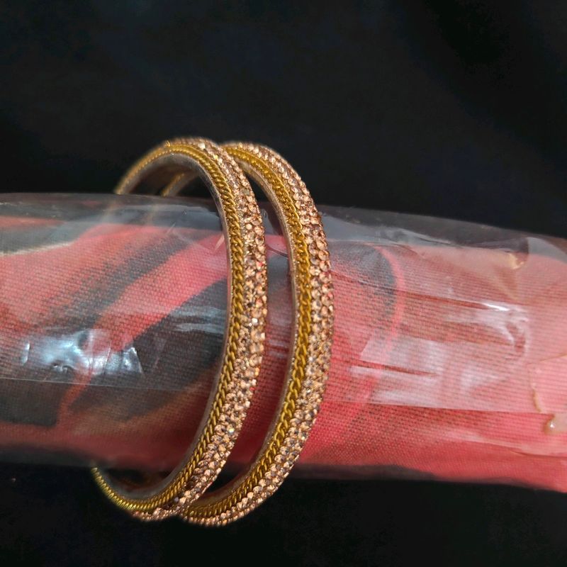 Golden Stone Bangles