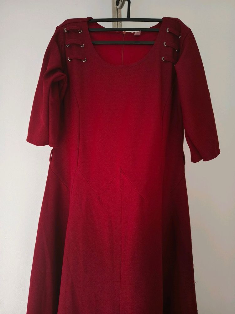 Red Dress 2XL to 3XL (Stretchable)