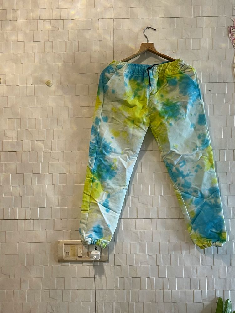 Tie Dye Joggers (BLUExYELLOW)