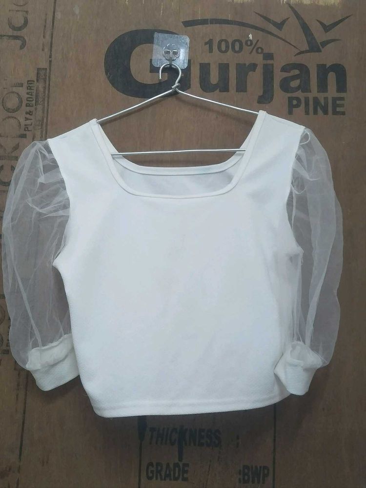 White Formal  Top