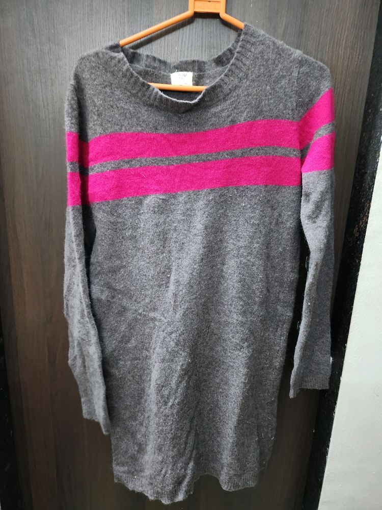 Sweater One Piece Grey