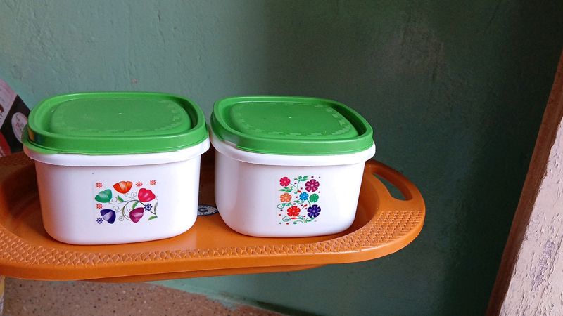 Tray With 2 Container Box