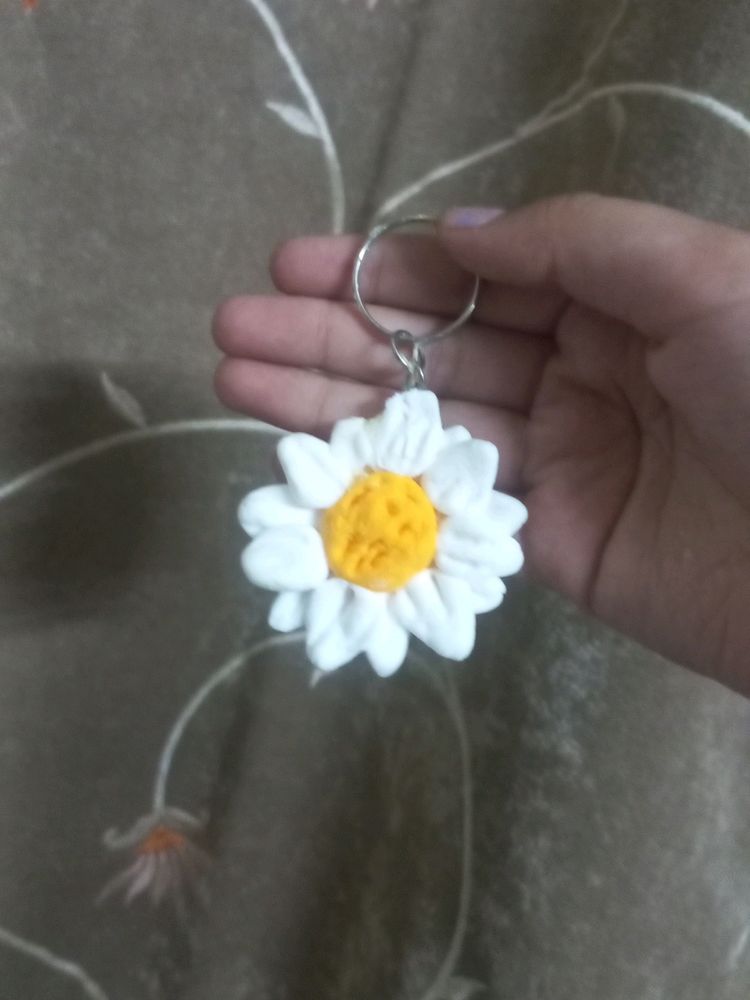 Cute Flower Keychain