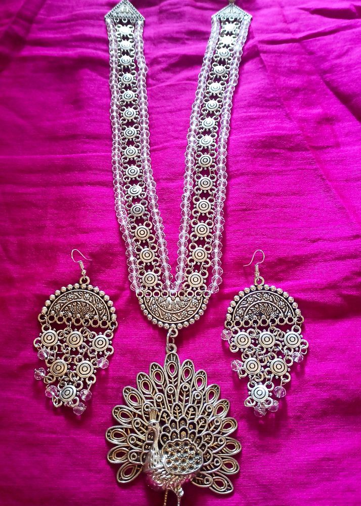 Crystals Oxidized Jewelry sets