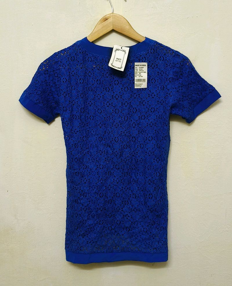 Trendy New Blue Top For Women