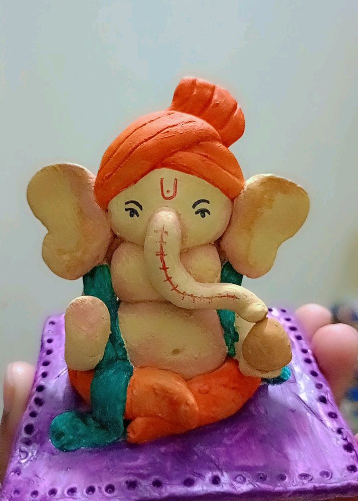 Handcrafted Ganesha Statue💜🫶🏻