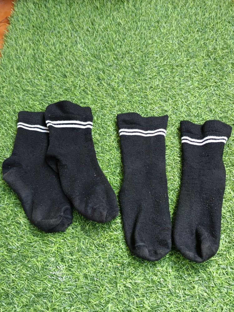 2 Pairs Of Black Socks