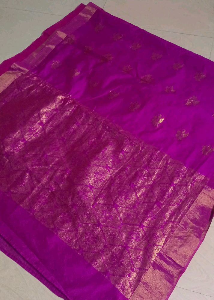 Cotton Silk Women Gadwal Saree