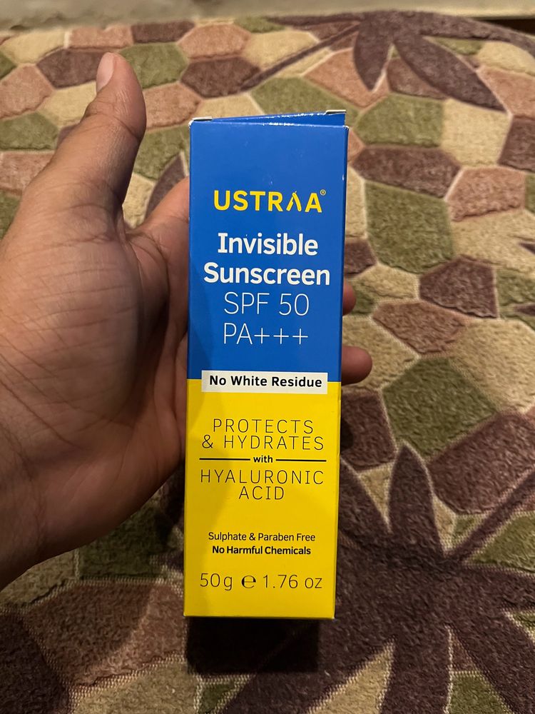 Brand New Ustraa Invisible Sunscreen SPF 50