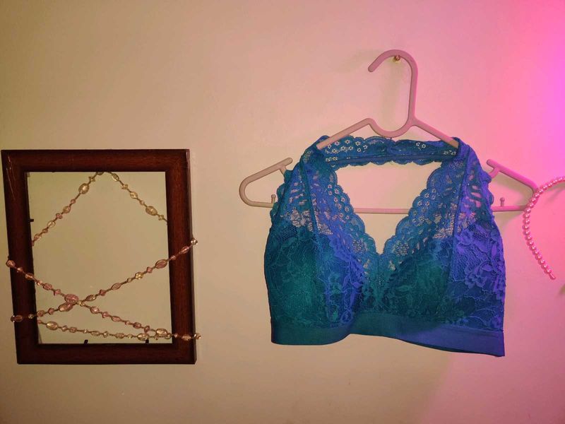 Blue Bralette + Free Jewellery