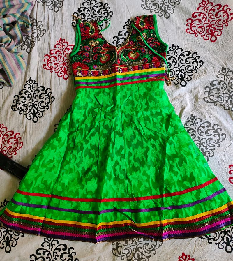 Green Anarkali