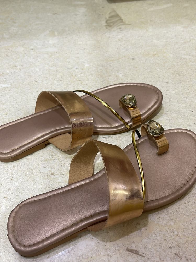 New Rose Gold Flats