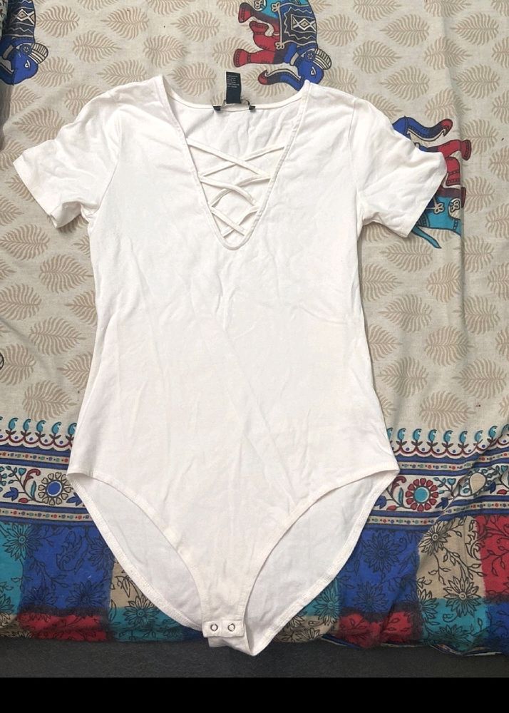 Forever 21 Cross Bodysuit Quick Offer Accepted